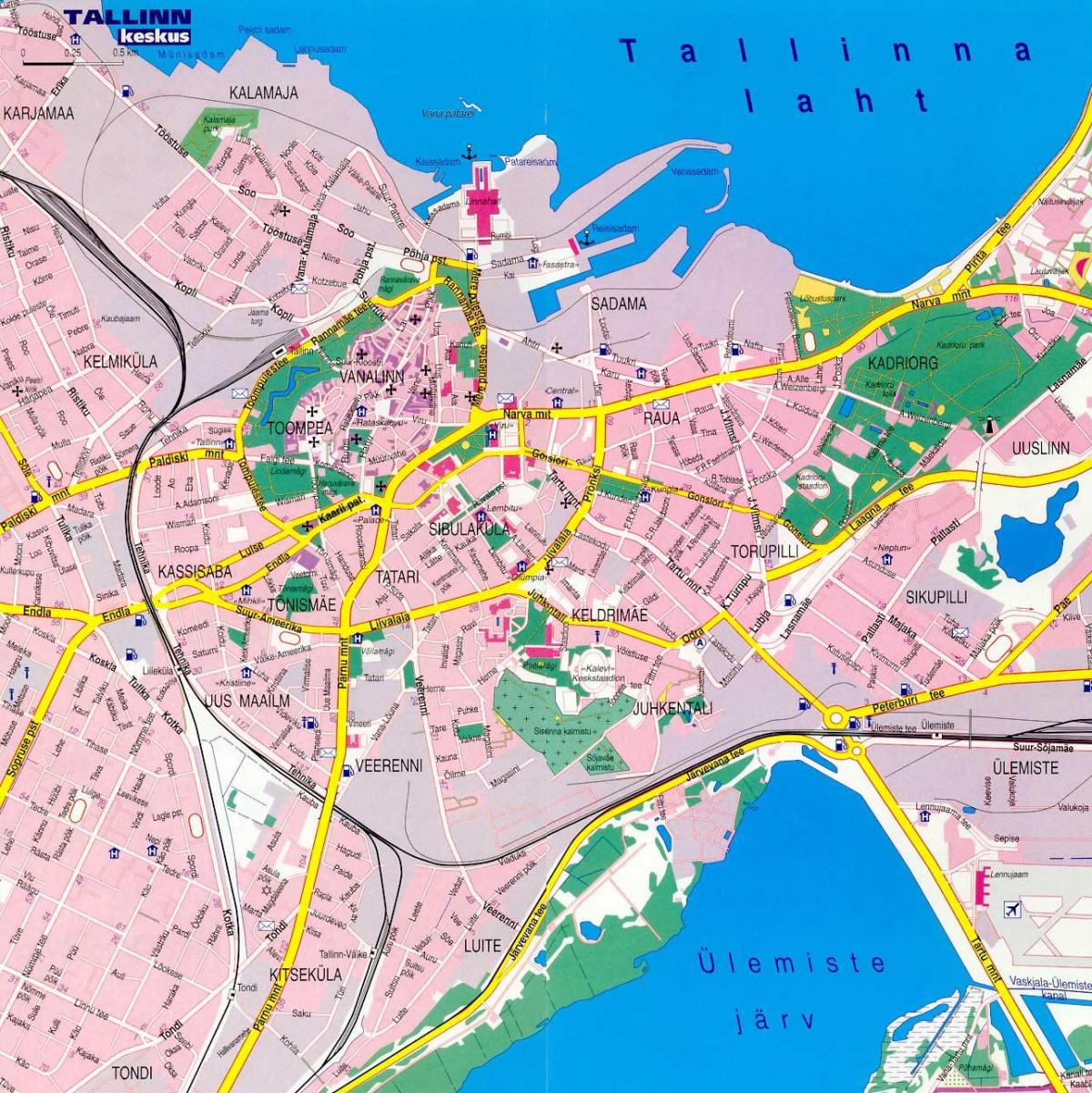 карта Таліне Эстонія 