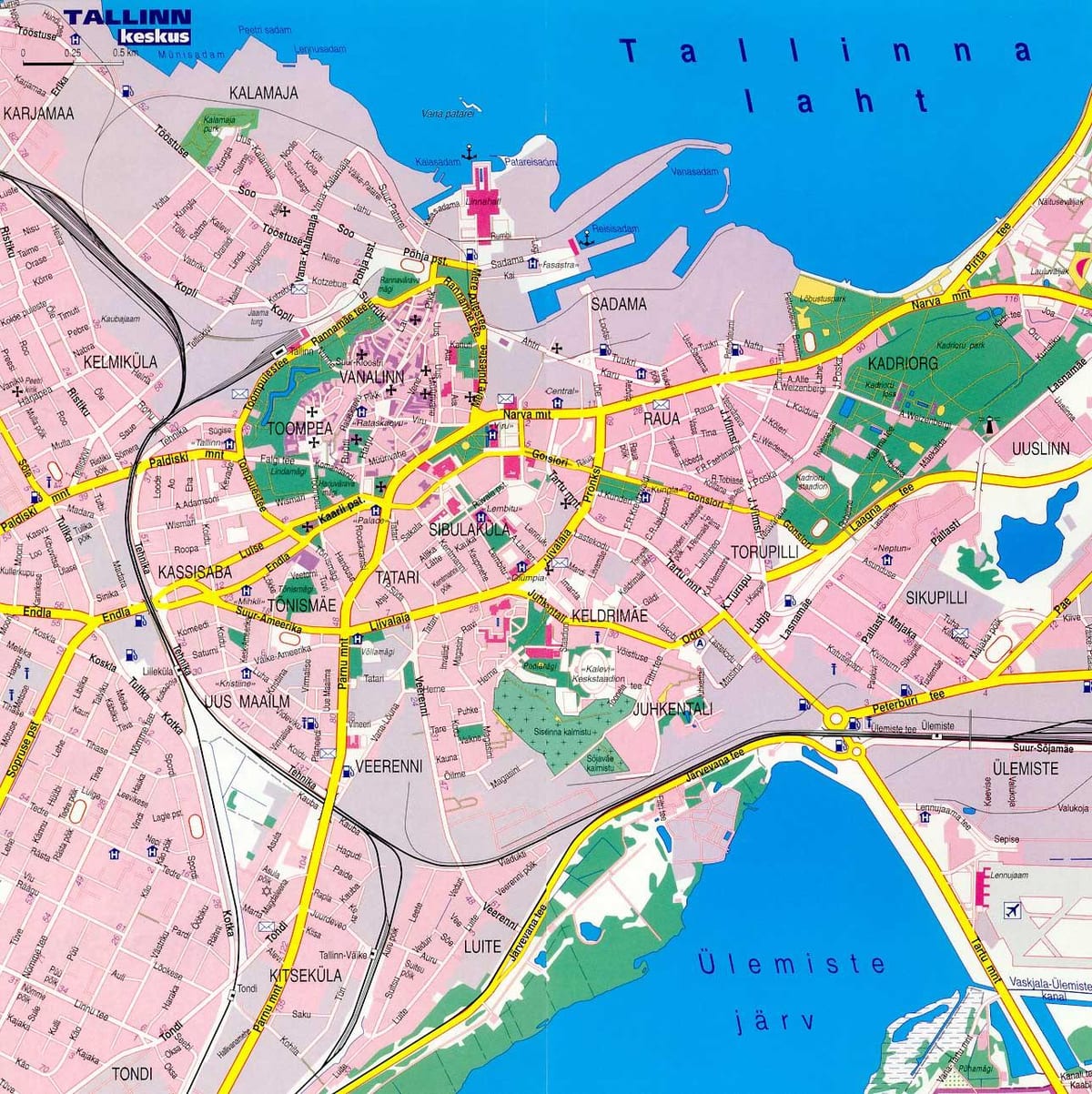 карта Таліне Эстонія 